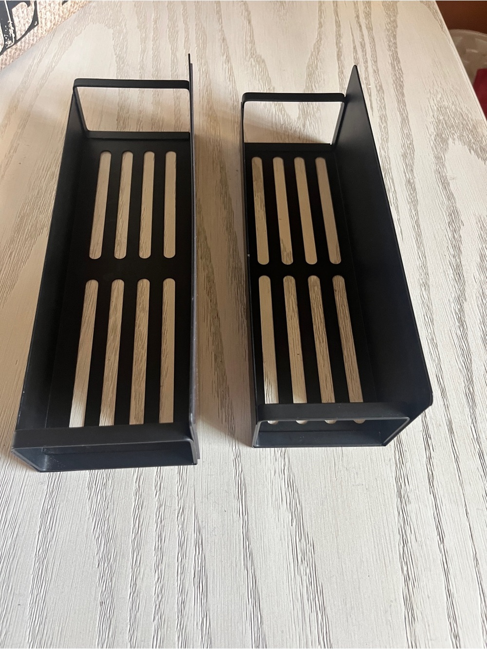 Black Metal Heavy duty Magnetic Shelves